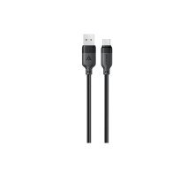Дата кабель USB 2.0 AM to USB-C 1.2m 3A TPE black Acefast (6974316283812)