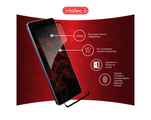 Скло захисне Intaleo Full Glue Realme 13+ Black (1283126607523)