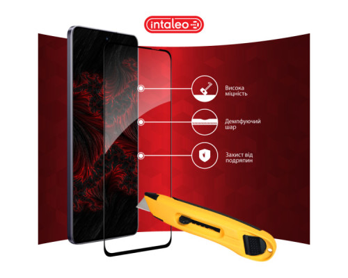 Скло захисне Intaleo Full Glue Realme 13+ Black (1283126607523)