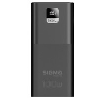 Батарея універсальна Sigma X-power SI50A6QLX 50000mAh, PD/100W, LED, cable 100w, black (4827798741313)
