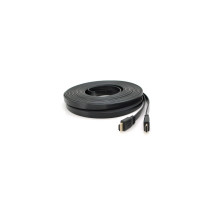 Кабель мультимедійний HDMI M to HDMI M 15.0m V1.4 black Merlion (YT-HDMI(M)/(M)SLIM-15m/06971)