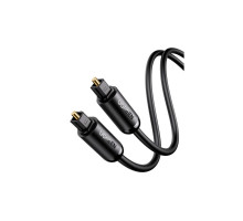 Кабель мультимедійний Optical Toslink 2.0m AV122 black Ugreen (70892)