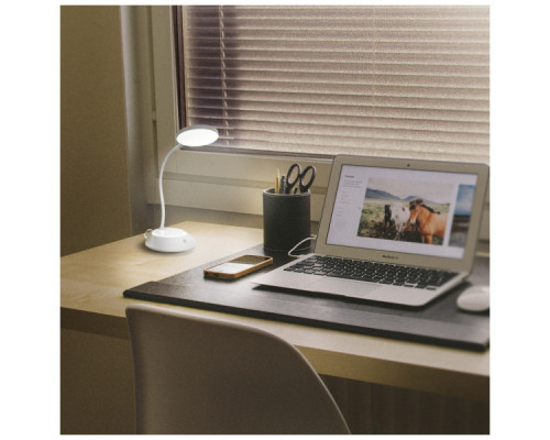 Настільна лампа TITANUM LED DC3 7W 3000-6500K USB сіра (TLTF-022G)