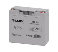 Батарея до ДБЖ Gemix GL 12V 20Ah (GL12-20 gel)