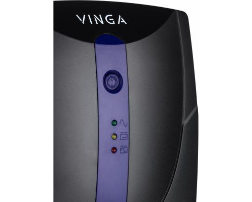 Пристрій безперебійного живлення Vinga LED 1500VA plastic case (VPE-1500P)