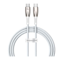 Дата кабель USB-C to USB-C 1.0m 100W white Baseus (CADH000702)