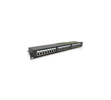 Патч-панель 19" 24хRJ-45 FTP 1U cat.5e PiPo (PP245191UFTP)