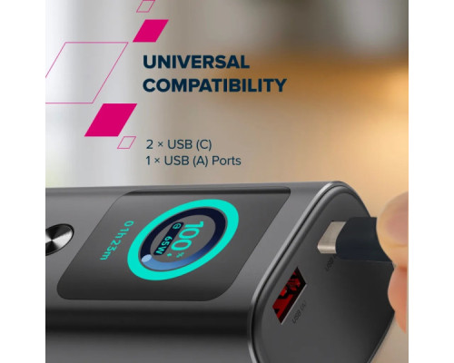 Батарея універсальна Canyon 20000mAh OnPower 265 PD/100W (CNS-CPB265DG)