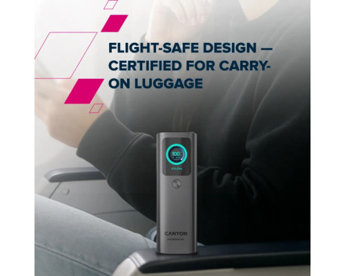 Батарея універсальна Canyon 20000mAh OnPower 265 PD/100W (CNS-CPB265DG)