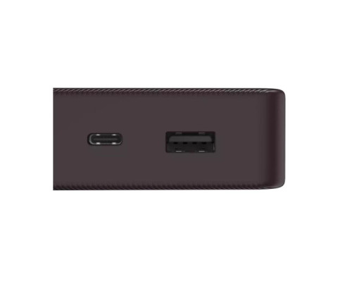 Батарея універсальна Hama 20000mAh, 15W/5V/3A, USB-C, USB-A, plum (00201715)
