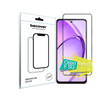 Скло захисне BeCover Oppo Reno13 F 5G Black (713420)