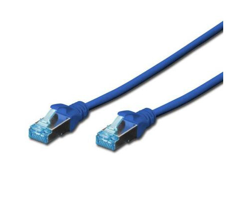 Патч-корд Digitus 5м, cat.5e, SF-UTP, AWG 26/7, blue (DK-1531-050/B)