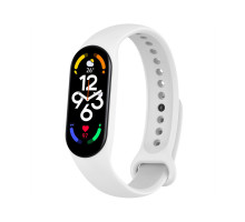 Ремінець до фітнес браслета BeCover Silicone для Xiaomi Mi Smart Band 7 White (707486)