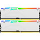 Модуль пам'яті для комп'ютера DDR5 32GB (2x16GB) 6800 MHz Beast White RGB EXPO Kingston Fury (ex.HyperX) (KF568C34BWEAK2-32)
