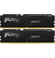Модуль пам'яті для комп'ютера DDR5 32GB (2x16GB) 5200 MHz Beast Black Kingston Fury (ex.HyperX) (KF552C40BBK2-32)