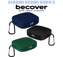 Чохол для навушників BeCover Silicon для Xiaomi Redmi Buds 5 Deep Blue (710957)