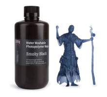 Фотополімерна смола ELEGOO Resin, Water Washable, 1кг, black smoky (50.103.0026)