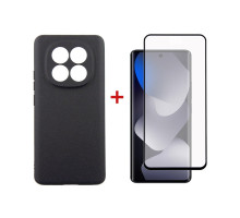 Чохол до мобільного телефона Dengos Carbon + glass Xiaomi Redmi Note 15 Black (DG-KM-185)