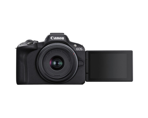 Цифровий фотоапарат Canon EOS R50 + RF-S 18-45 IS STM + RF 75-300 Black (5811C150BA)