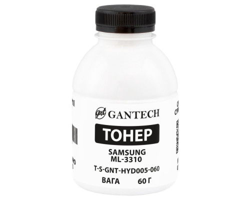 Тонер Samsung ML-3310, bottle 60g Gantech (TSM-HYD005-060)