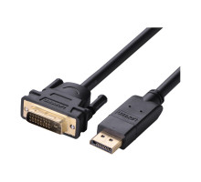 Кабель мультимедійний DisplayPort M to DVI M 2.0m V1.2 Ugreen (10221)