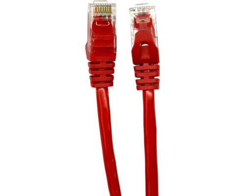 Патч-корд 3м UTP cat.5e, CU, 24AWG, red GEAR (GPC-UTPCURJ45-3R)