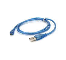 Дата кабель USB 2.0 AM to Micro 5P 1.0m blue Voltronic (YT-AM/Mc-1B/05495)