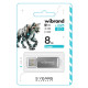 USB флеш накопичувач Wibrand 8GB Cougar Silver USB 2.0 (WI2.0/CU8P1S)