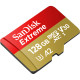 Карта пам'яті SanDisk 128GB microSD C10 UHS-I U3 R190/W90MB/s Extreme V30 (SDSQXAA-128G-GN6MN)