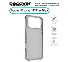 Чохол до мобільного телефона BeCover Anti-Shock Apple iPhone 17 Pro Max Grey (713800)