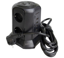 Мережевий фільтр живлення Patron SP-1663-USBTW (EXT-PN-SP-1663-USBTW)