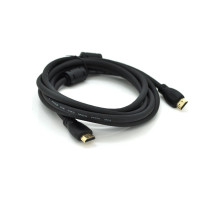 Кабель мультимедійний HDMI M to HDMI M 2.0m V2.0 4K black Ritar (HDMI(M)/(M)V2.0-2m-347P)