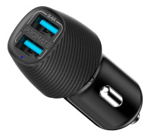 Зарядний пристрій Promate 17W 2xUSB (voltrip-duo.black)