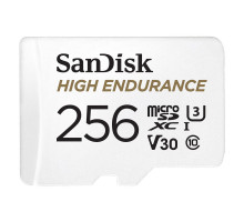 Карта пам'яті SanDisk 256GB microSD class 10 UHS-I U3 V30 High Endurance (SDSQQNR-256G-GN6IA)