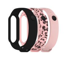 Ремінець до фітнес браслета Armorstandart комплект 3шт Xiaomi Mi Band 7/6/5 Cartoon Mickey Pink (ARM77042)