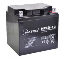 Батарея до ДБЖ Matrix 12V 40AH (NP40-12)