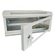 Шафа настінна GEAR 4U 19" 600x450x280 мм, + полка 19", grey (GWMSN-4U-600-450G)