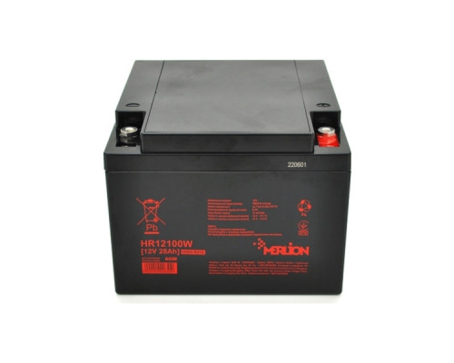 Батарея до ДБЖ Merlion HR12100W, 12V 28Ah (HR12100W)