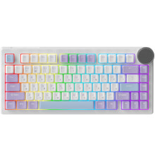 Клавіатура Ajazz AK820 V2 Coconut Flake Switch Wireless/Bluetooth/USB UA Purple/White/Blue (AK820-V2-CF-PWB)