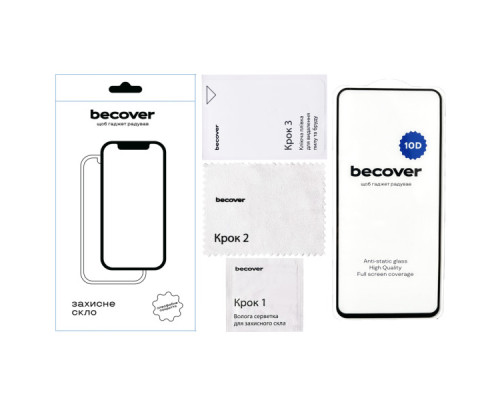 Скло захисне BeCover Xiaomi Redmi 12 4G 10D Black (711369) Скло захисне BeCover Xiaomi Redmi 12 4G 10D Black (711369)