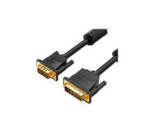 Кабель мультимедійний DVI M to VGA M 3.0m 24+5pin black Vention (EACBI)