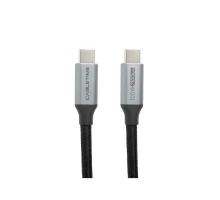 Дата кабель USB-C 3.1 to USB-C 1.0m 10Gbps, 100W, 20V/ 5A, 4K/ 60HZ PowerPlant (CA913312)