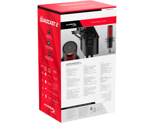 Мікрофон HyperX QuadCast 2 Black (872V1AA)