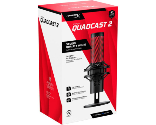 Мікрофон HyperX QuadCast 2 Black (872V1AA)