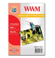 Фотопапір WWM 10x15 (G200.F5/C)