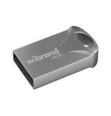 USB флеш накопичувач Wibrand 16GB Hawk Silver USB 2.0 (WI2.0/HA16M1S)