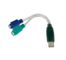 Перехідник USB AM to PS/2 Digitus (DA-70118) Перехідник USB AM to PS/2 Digitus (DA-70118)