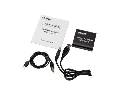 Пристрій захоплення відео PowerPlant HDVC3 HDMI 4k/30hz (CA914142)