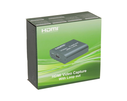 Пристрій захоплення відео PowerPlant HDVC3 HDMI 4k/30hz (CA914142)