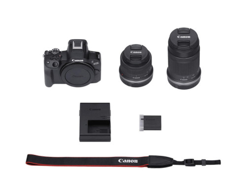 Цифровий фотоапарат Canon EOS R50 RF-S 18-45 IS STM + RF-S 55-210 IS STM Black (5811C034)